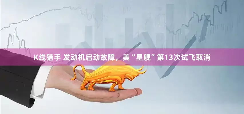 K线猎手 发动机启动故障，美“星舰”第13次试飞取消